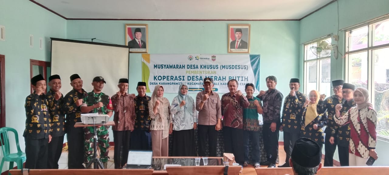 MUSDESUS PEMBENTUKAN KOPERASI DESA MERAH PUTIH KARANGPAWITAN