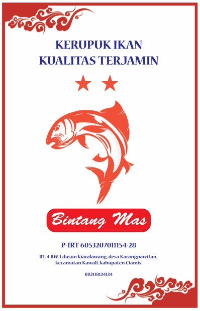 Kerupuk Ikan Bintang Mas